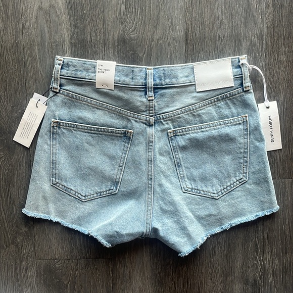 NWT Aritzia The Yoko Hi-Rise Jean Short ✧ 15 Years Barely There Blue ✧ Size 27 - Picture 5 of 8